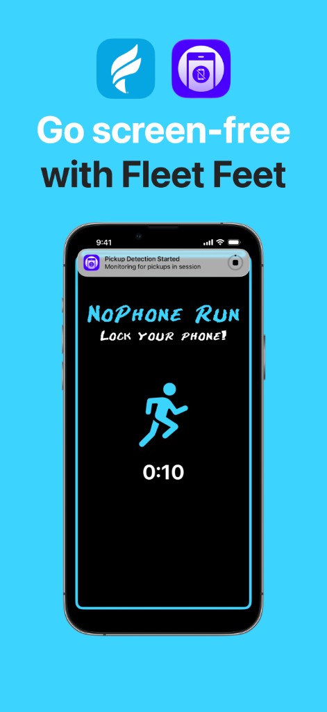 NoPhone Groups at Fleet Feet — go screen-free when you run